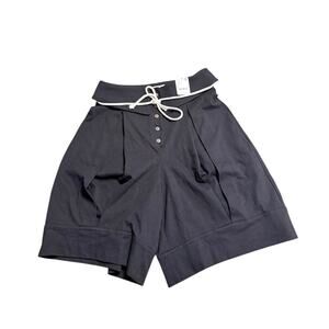 Free People Beach Black Culotte Shorts Size XS NWT OB1958290